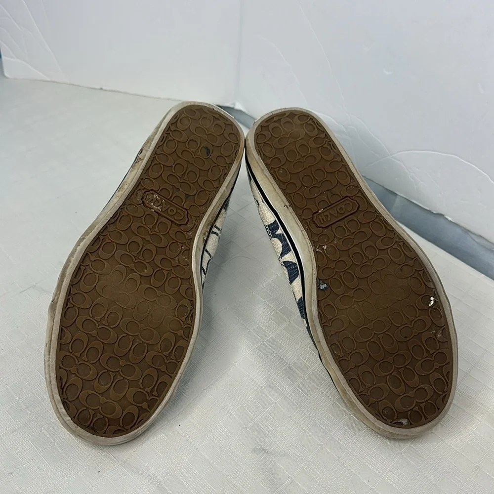 Coach X Poppy Keeley Denim patchwork sneakers - Picture 8 of 8
